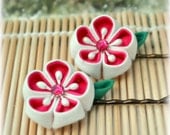 Hot Love Japanese Kanzashi Bobby Pins