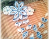 Winter Innocence Japanese Kanzashi Clip