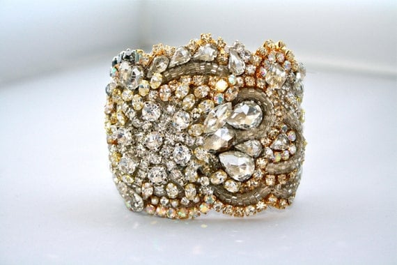 Doloris Petunia One of a Kind Custom Cuff