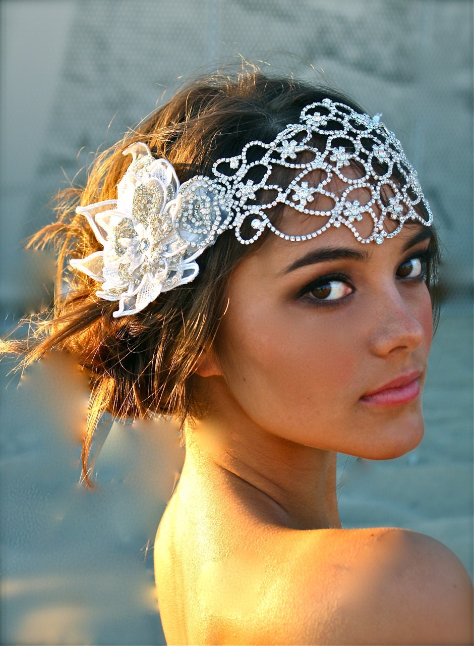 Juliet Cap Bridal Head Dress