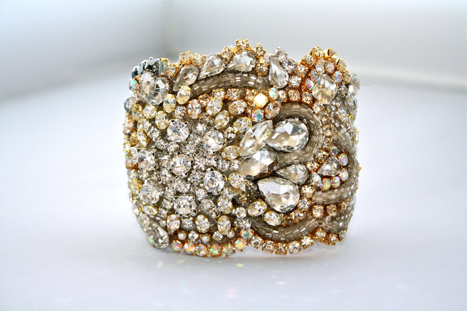 Doloris Petunia One of a Kind Custom Cuff