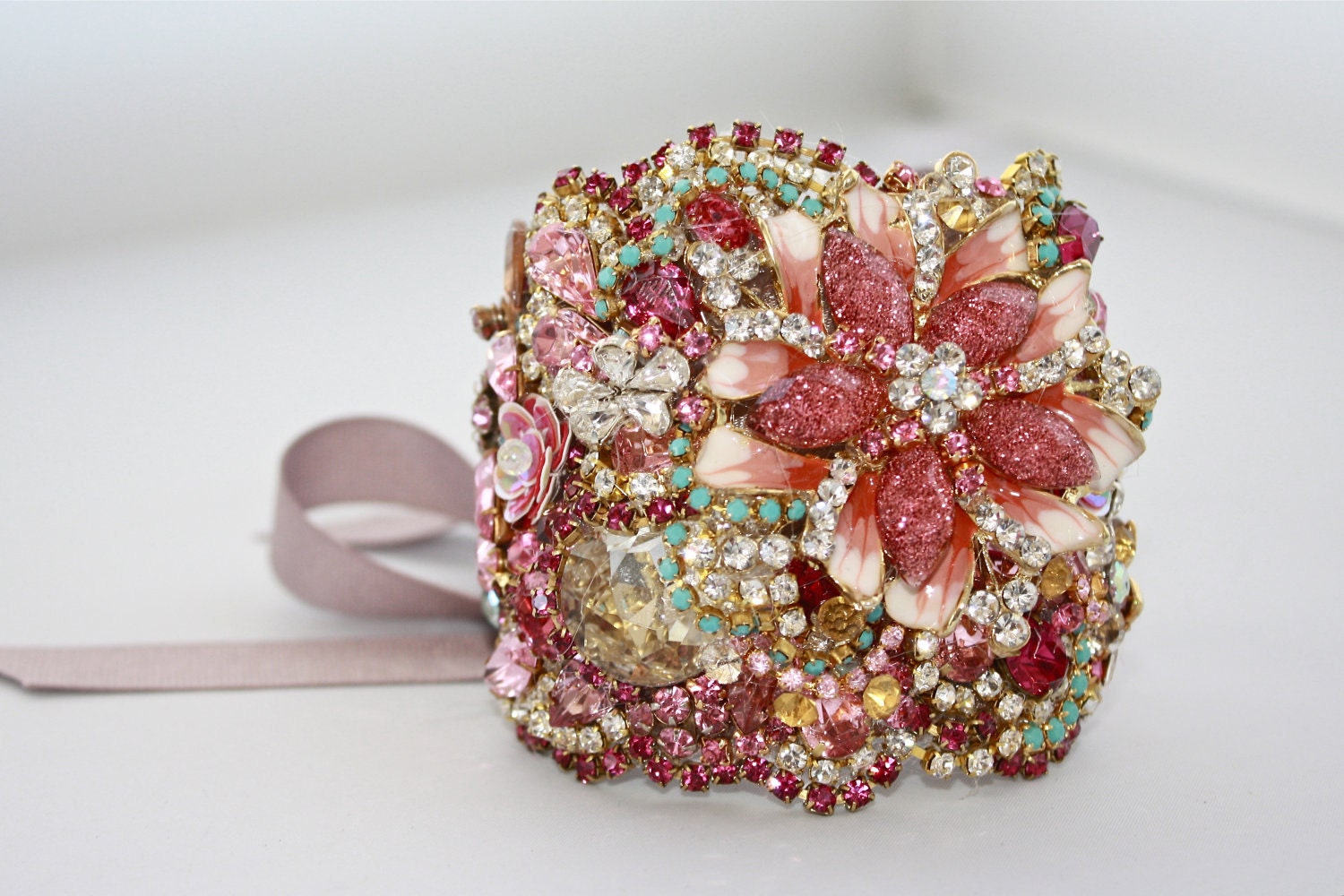 Doloris Petunia One of a Kind Custom Cuff (Example)