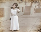 Victorian Blouse Lace Waist Antique dress top Edwardian Wedding Dress Jacket