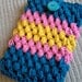 Teal, Raspberry and Gold Sleeve for Small Laptop or  7-8" Tablet Nook or Kindle