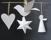Patterns, paper goods,  ornaments, diy, pdf  tutorial pattern,  CUT AND PIERCED ornaments, christmas, weddings, parties, scrapbooking