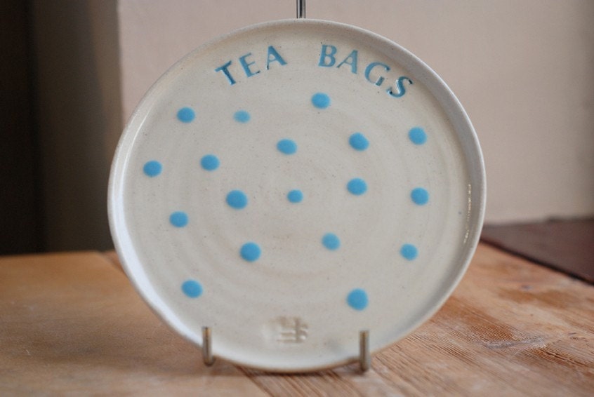 Hand-thrown Ceramic Tea Bag Tray