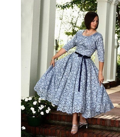 sewing pattern 1950s swing Dress Retro Southern Belle 8503