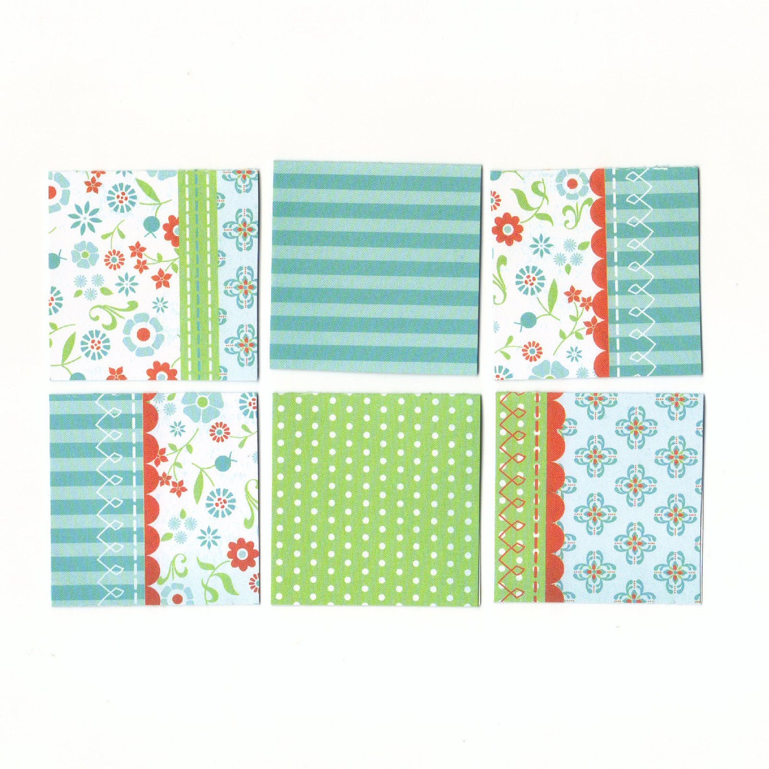 Assorted Mini Note Cards, Blank Mini Cards, Gift Cards, Mini Notes (a8) Set of 12 Favor Tags