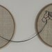 hand embroidery hoop art-  girl and her horse textile art fiber art