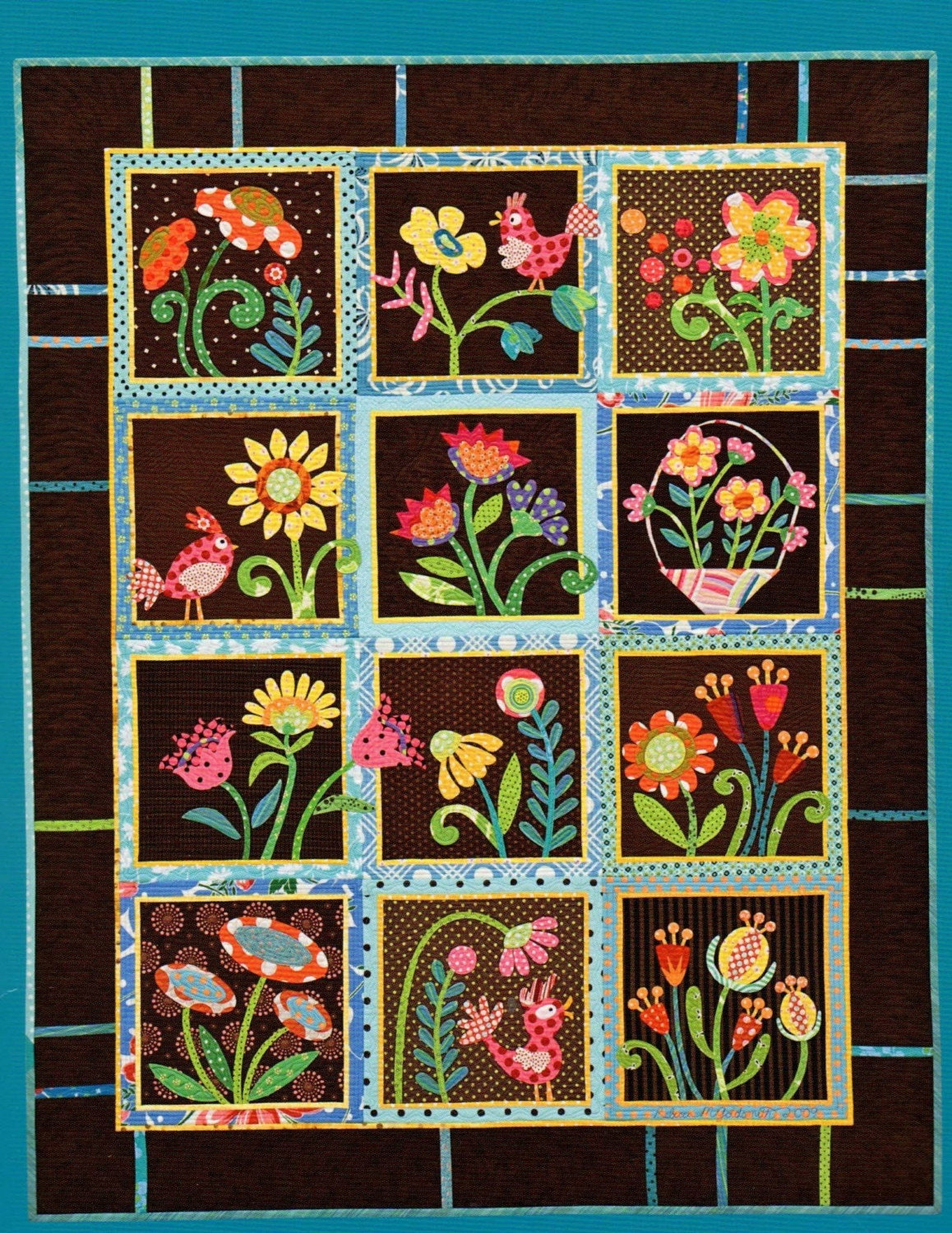 My Whimsical Quilt Garden Pattern from Piece O Cake Designs