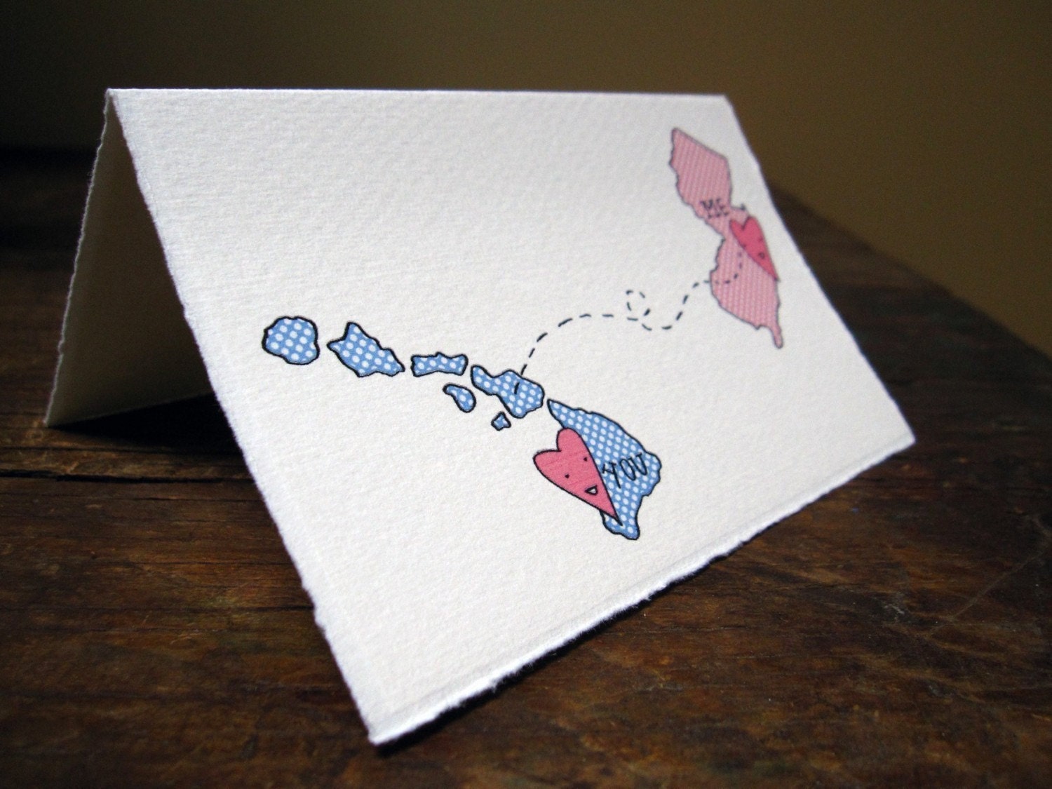 Hawaii to New Jersey Card