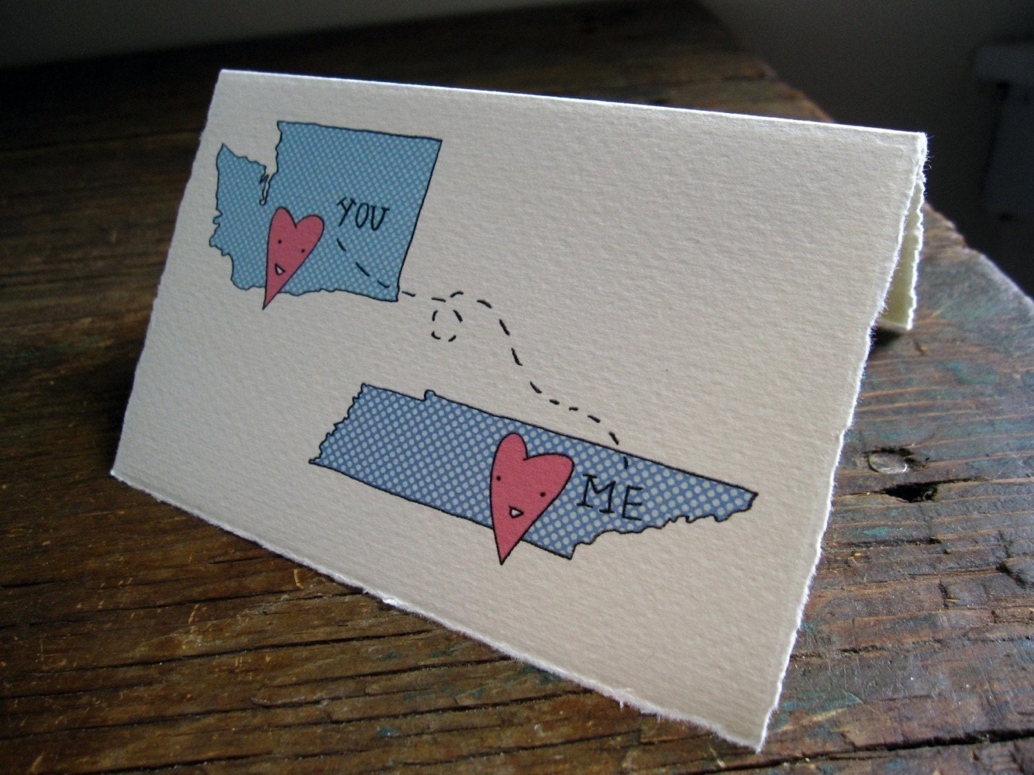 Washington and Tennessee card