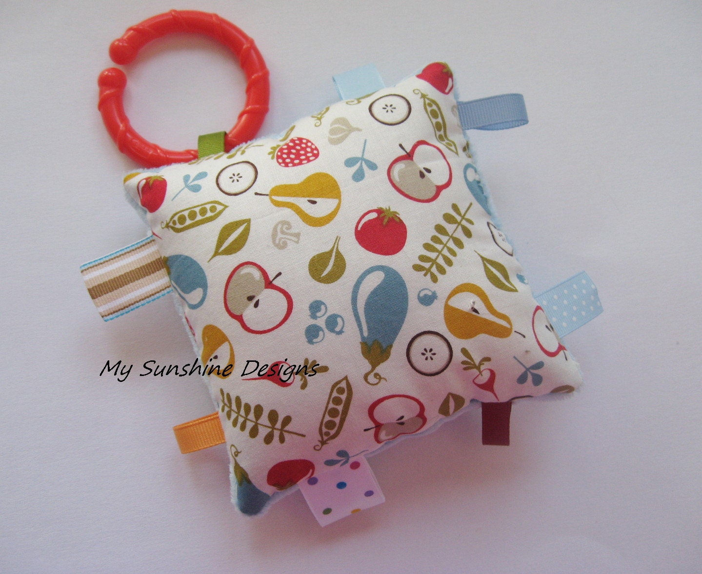 The Snuggle Square, a toy for baby......Fruits and Veggies