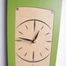 apple green pendolo wall clock