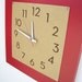 childrens clock large retro modern clock with numbers
