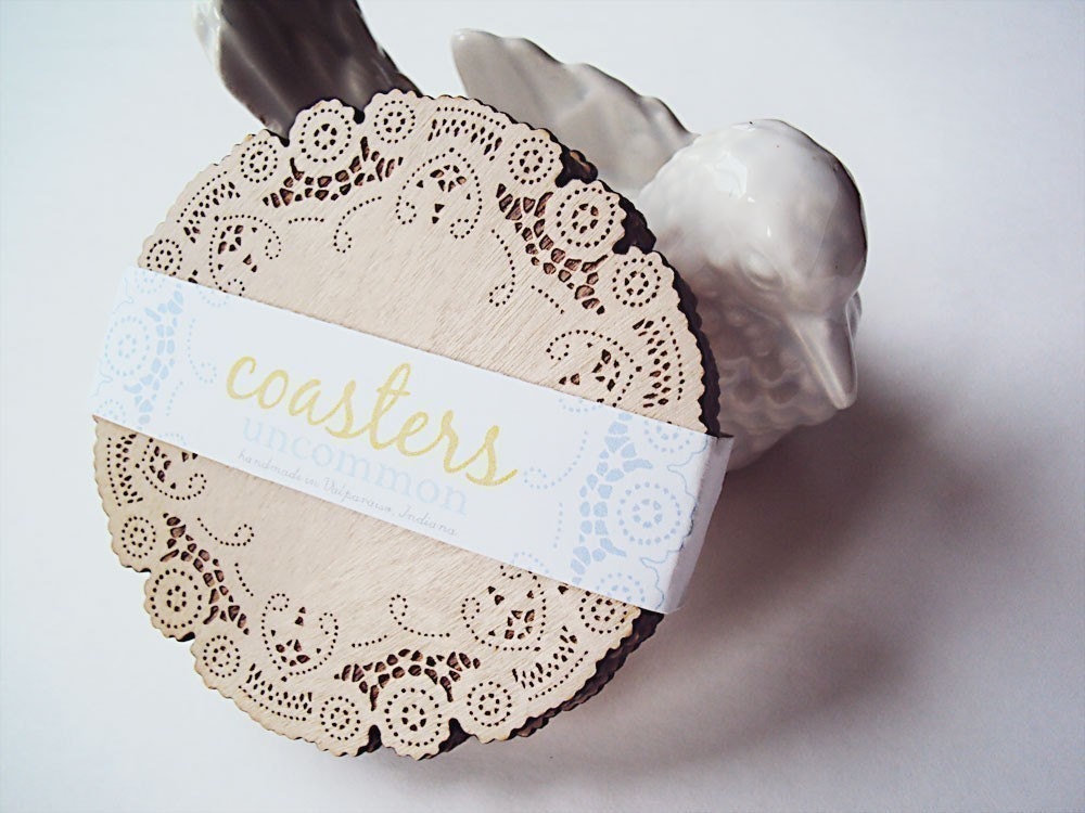 doily coasters
