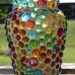 Beautiful Mosaic Vase or Candleholder