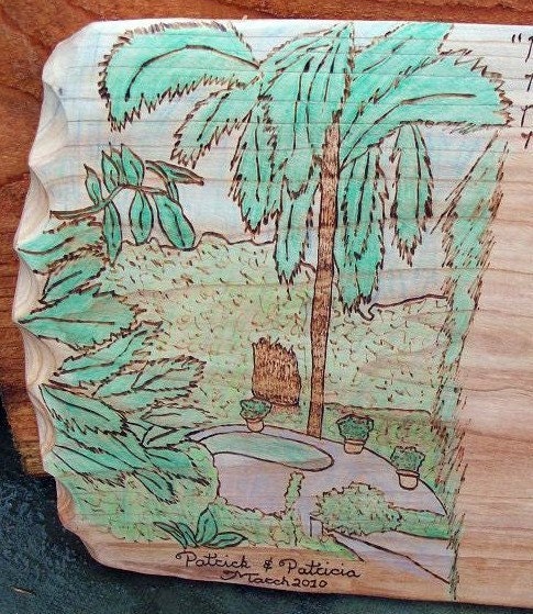 Your Own Design Large Wood Wedding Guest Book Alternative