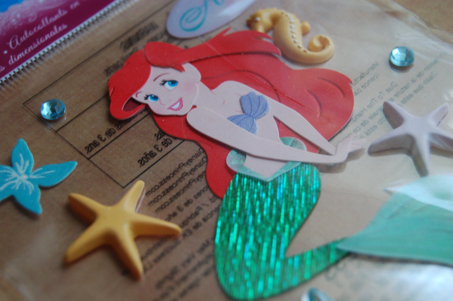 DISNEY / Jolee's Boutique / ARIEL Stickers / Little Mermaid