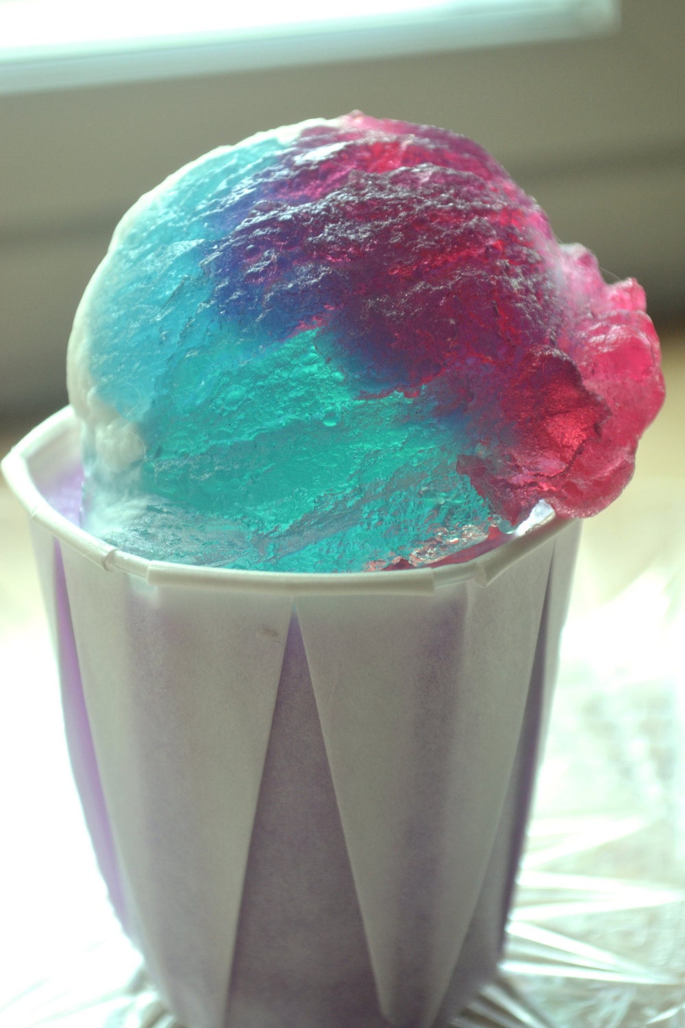 Summer Soap - July 4th Red White and Blue Patriotic Rainbow Italian Ice Soap