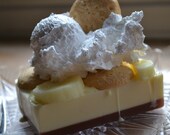 Blissful Banana Cream Pie Soap with Whipped Cream