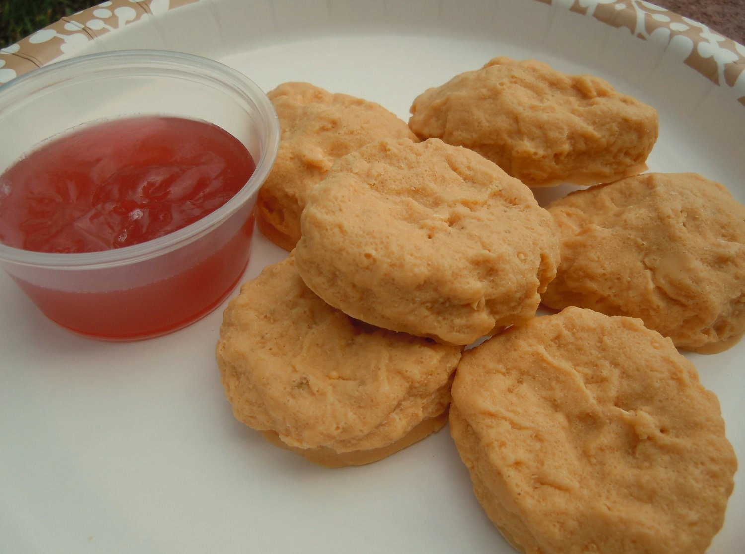 Food soap - THE ORIGINAL SweetSoap Fast Food Chicken Nugget Soap with sauce
