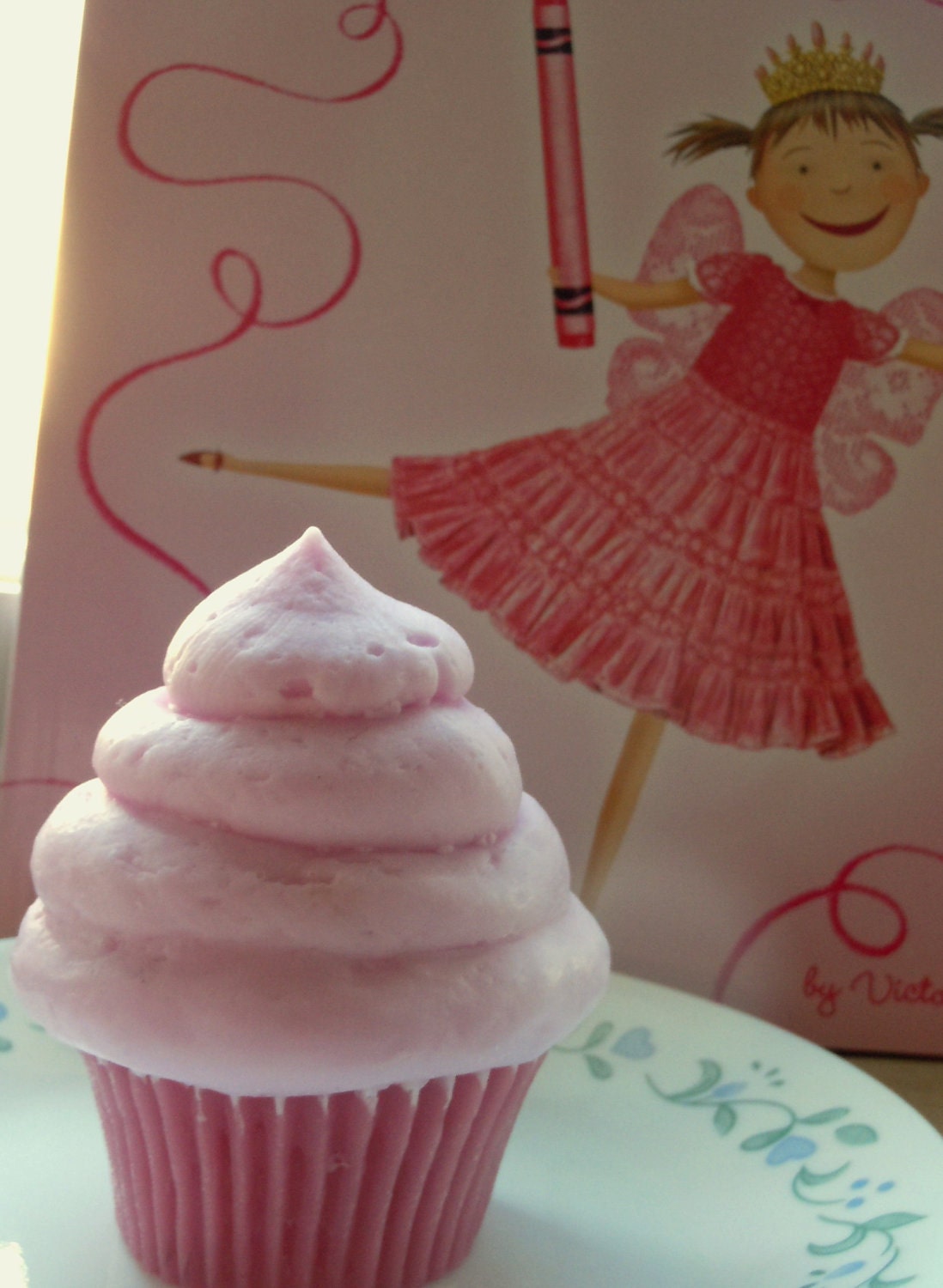 AJs Cupcake Factory Soap - Pink Delicious Pinkalicious Inspired Cupcake Soap - AN AJSweetSoap Exclusive