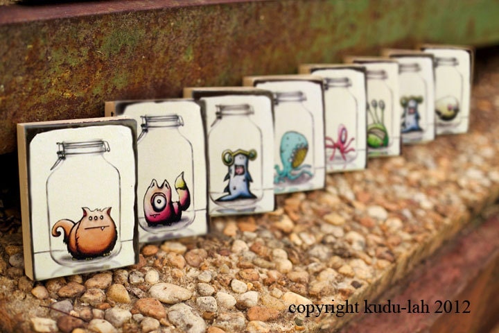 All 16 Mason Jar Critters (The Whole Set)