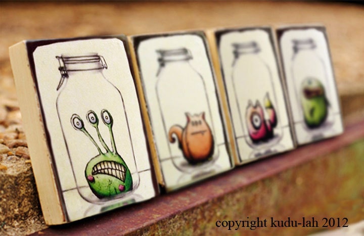 All 16 Mason Jar Critters (The Whole Set)