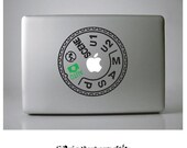 Nikon D7000 Mode Dial Macbook Vinyl Decal