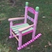 Rocking Chair, Hand Painted Sherbet Color Rocking Chair