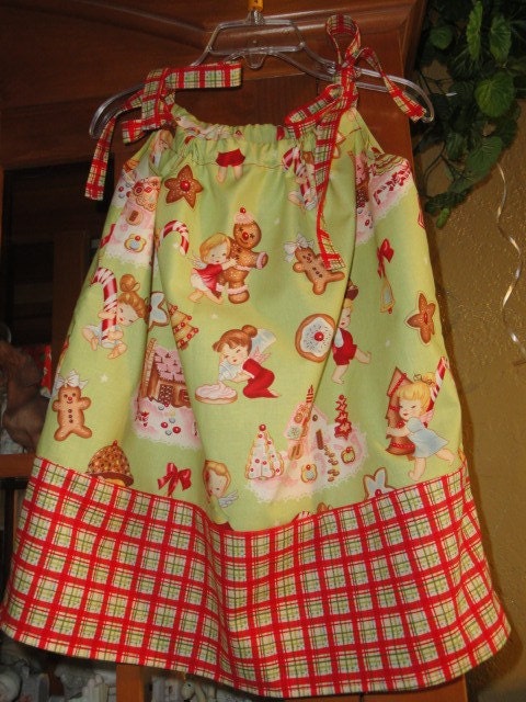 Pillowcase Dress in Angel Cakes by Alexander Henry - Size 4T