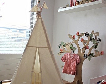 Tipi play tent NO POLES - Plain fabric tent parts only
