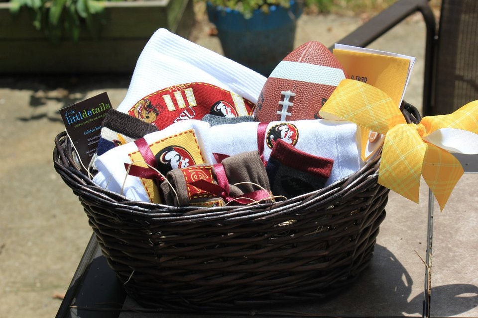 FSU Onesies, Toddler Shirts, and Gift Baskets - Custom Applique, Handsewn