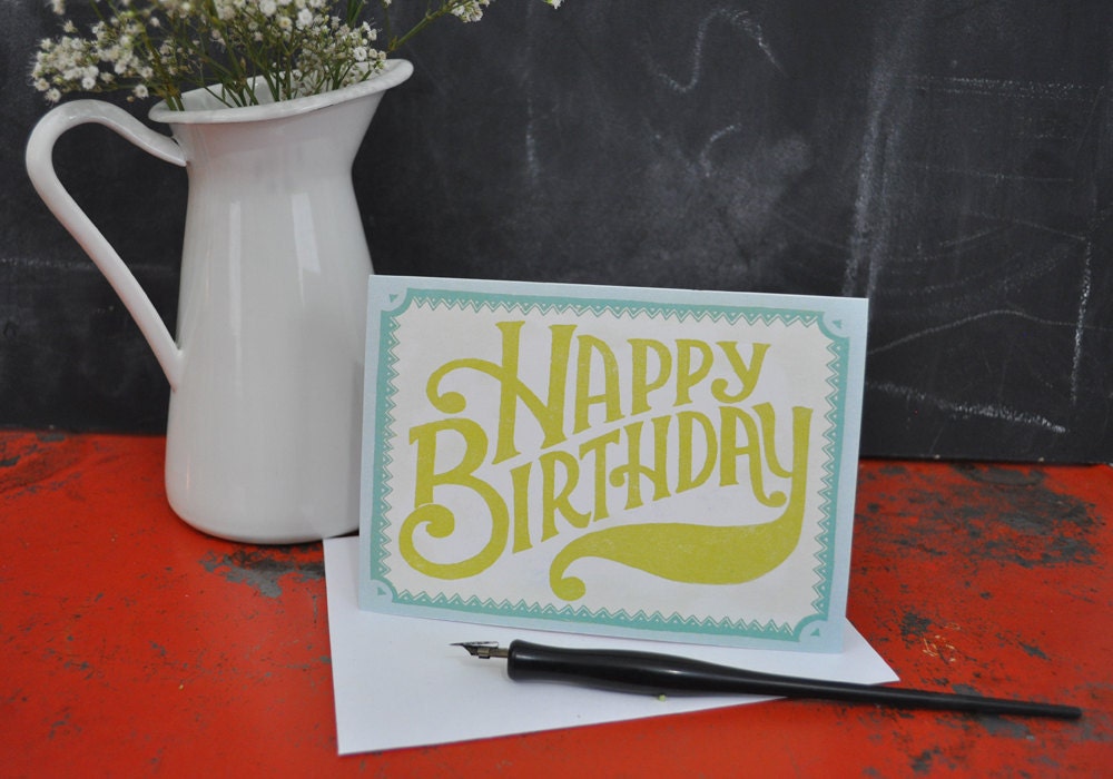 Happy Birthday - Single Card