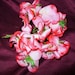 Vintage Millinery Flowers White HOT PINK Poppy Fascinator Hat Trim 1940-1950