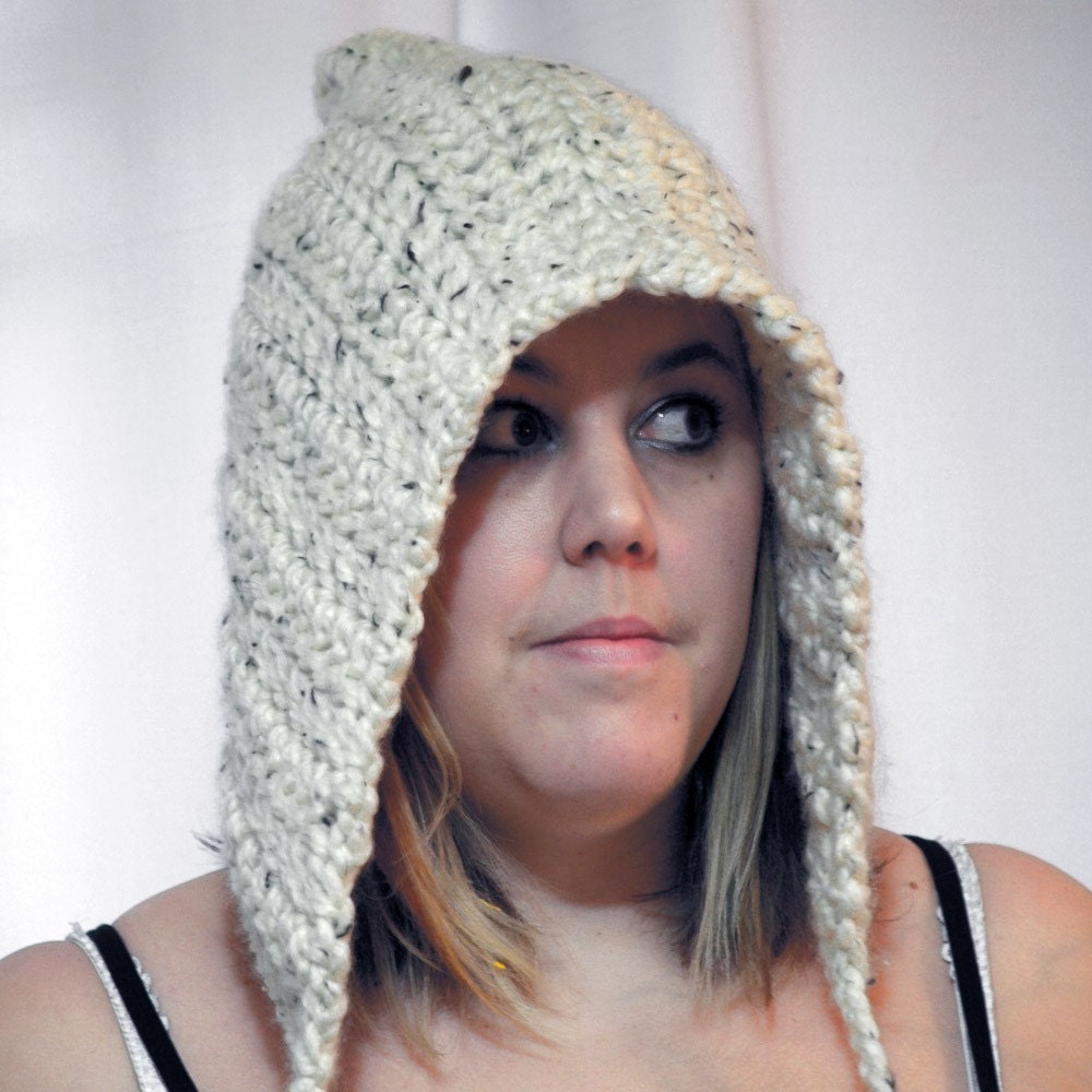 CLEARANCE SALE Woodland Pixie Crochet Hood