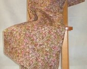 Boutique Baby Blanket - Tan Medieval Vine - 35 X 43