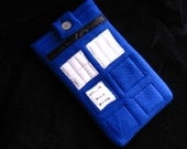 KINDLE TARDIS Sleeve for eReader / tech cozy  gadget case Custom Made for Kindle, Paperwhite, Keyboard, Fire HD, Kindle Fire