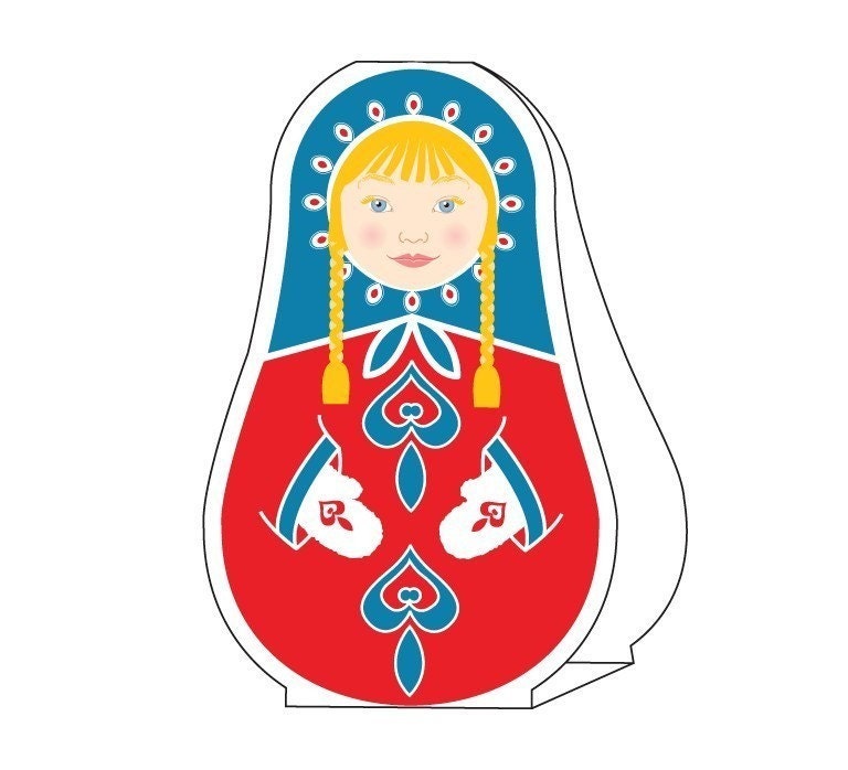 Set of 3 Babushkas From Around the World Tent Card Doll Crafts PDF