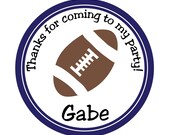 Personalized Stickers, Football, Sports, Treat bag, Birthday, Children, Favor stickers, Personalized Sticker Labels 24 Il_170x135