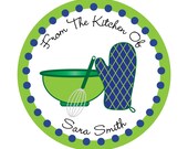 Personalized Stickers, Kitchen, Oven Mitt, Baking, Polka dots, Favor stickers, Seals, Labels,Simply Sweetness Sticker Labels Set of 24 Il_170x135
