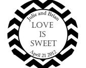 Personalized Stickers,Chevron stickers,Wedding,Baby, Party, Favor stickers,Personalized Sticker Labels Set of 108 Il_170x135