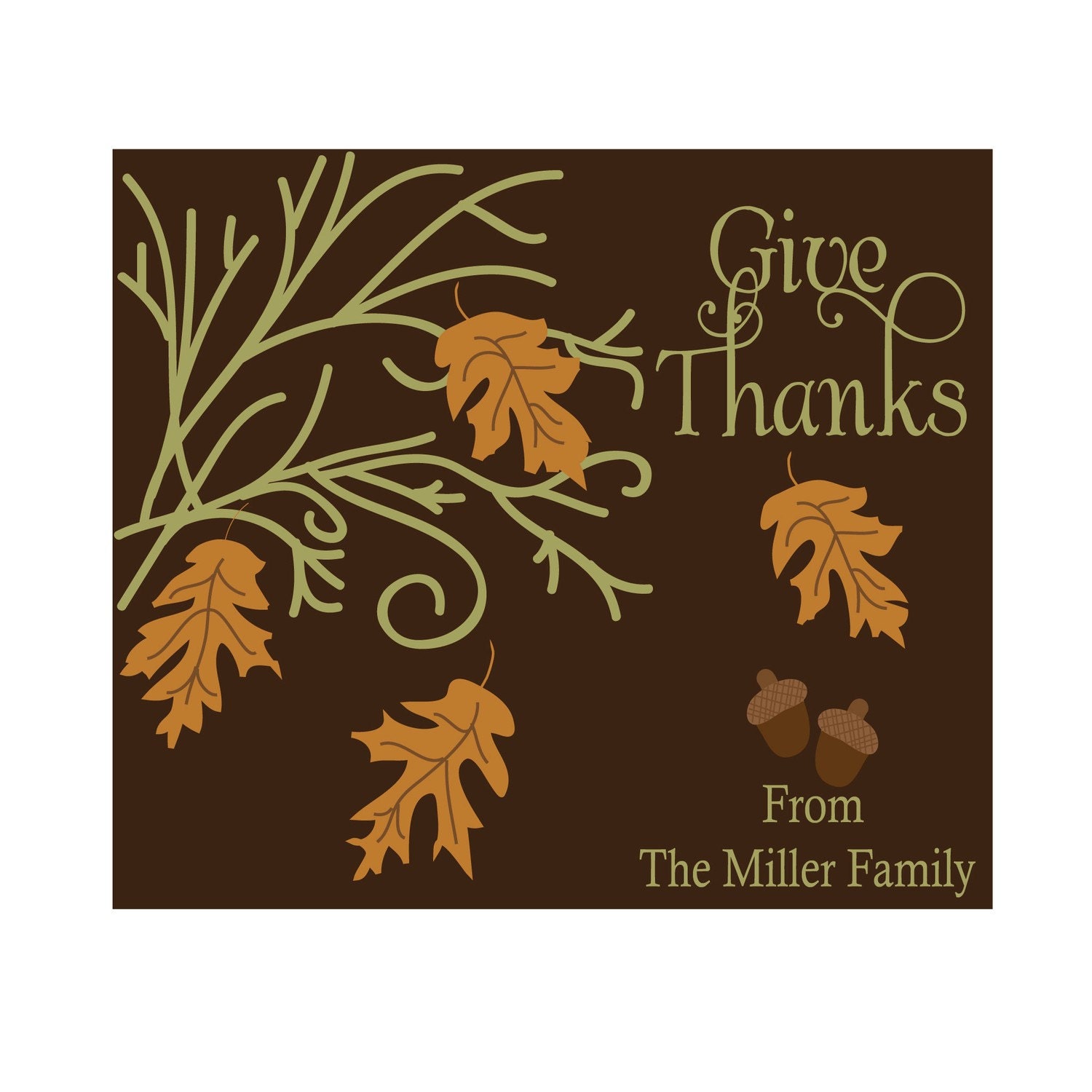 Personalized Stickers, Fall, Leaves, Thanksgiving, Wedding, Holiday, Children, Party, Favor stickers, Seals, Labels, Stickers set of 24 Il_570xn