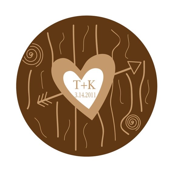 Monogram, Personalized Stickers,Woodgrain, Kids, Party, Favor stickers, Seals, Labels, Sticker Labels Set of 24 Il_570xn