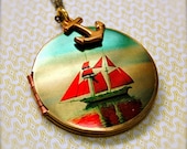 A Sailor's Delight Locket - Vintage