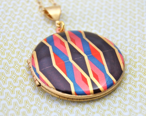 The Geometric Locket - Vintage