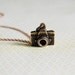 Gold Camera Charm Photographer Necklace