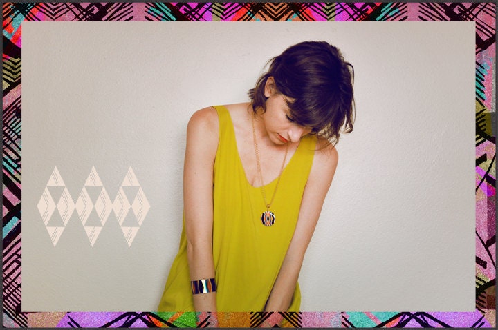 The Geometric Locket - Vintage
