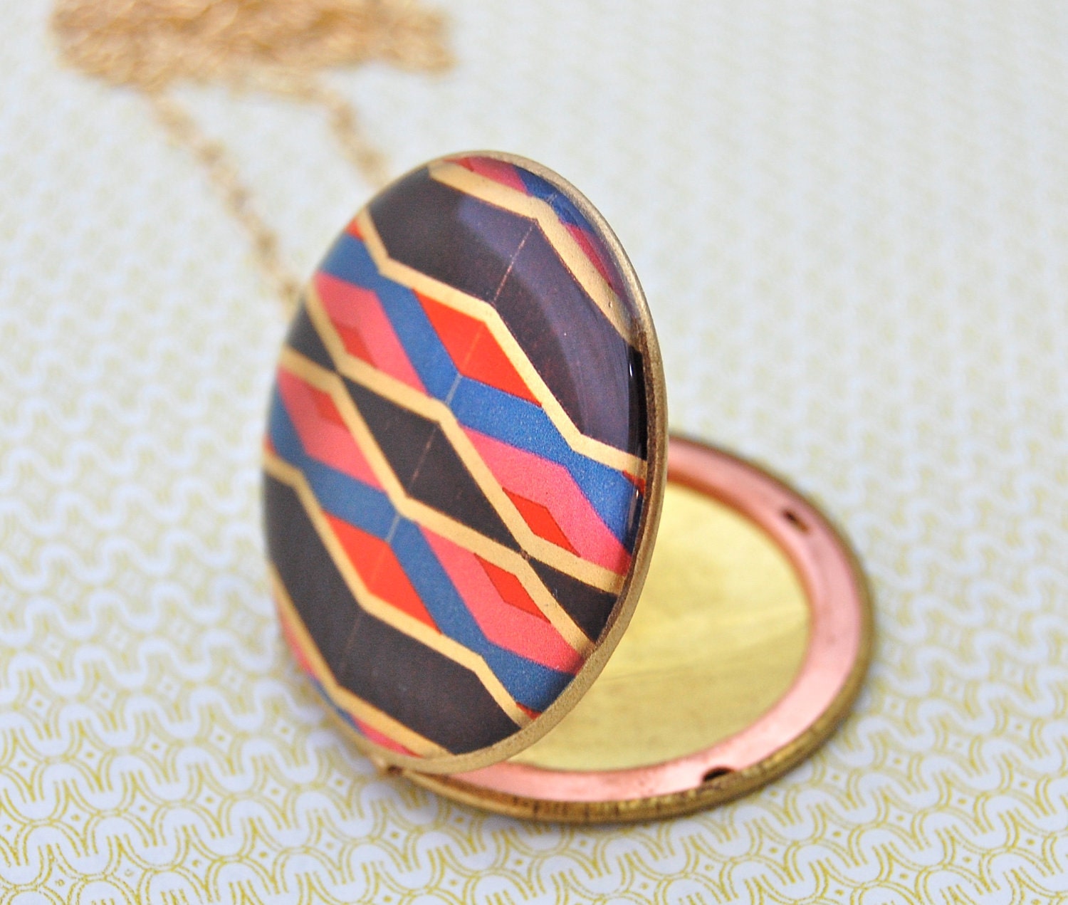 The Geometric Locket - Vintage